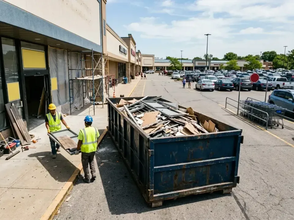 retail-store-renovation-debris-003 — frequently asked questions, Roll-off Dumpster Rentals in Great Falls, VA